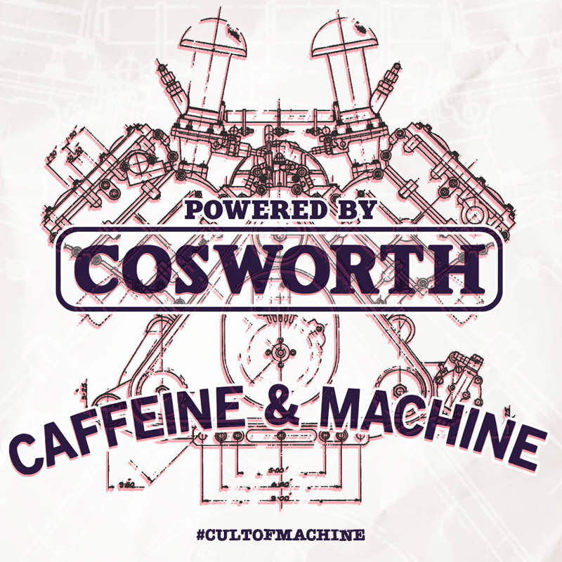 Cosworth announces Caffeine & Machine clothing collaboration